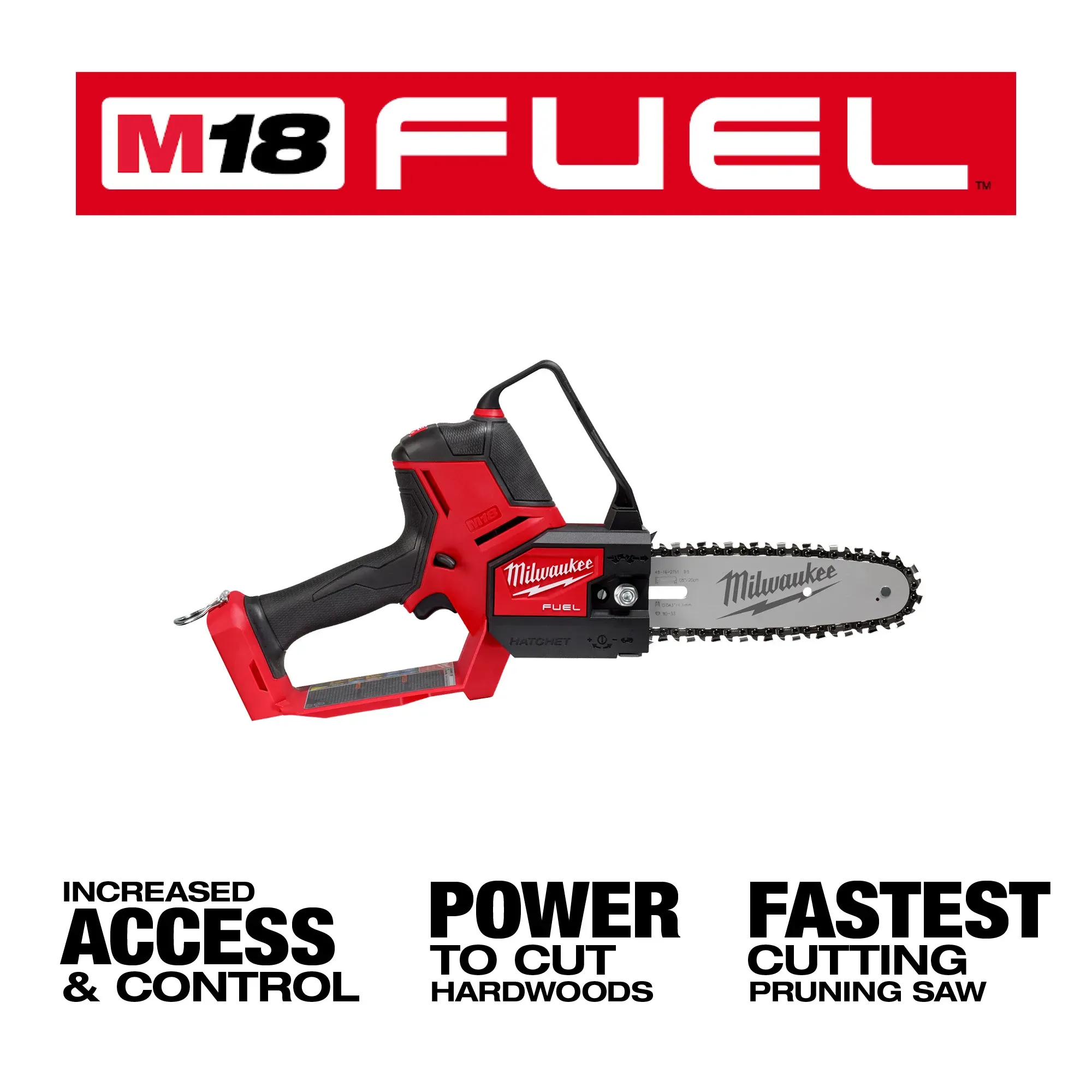 Milwaukee M18 FUEL HATCHET 8" Pruning Saw from GME Supply